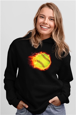 Tenis Siyah Unisex Hoodie