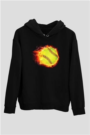 Tenis Siyah Unisex Hoodie