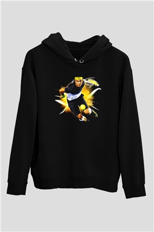 Tenis Siyah Unisex Hoodie
