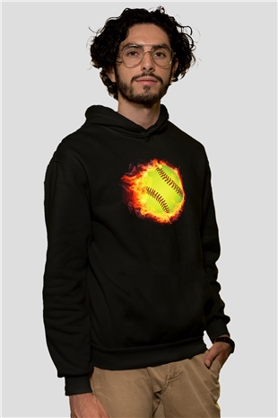 Tenis Siyah Unisex Hoodie