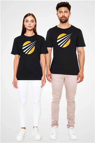 Tenis Siyah Unisex Tişört T-Shirt - TişörtFabrikası