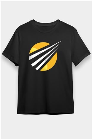 Tenis Siyah Unisex Tişört T-Shirt - TişörtFabrikası