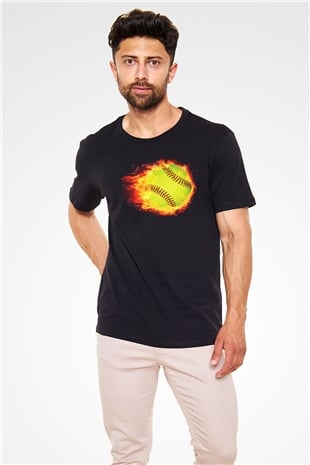 Tenis Siyah Unisex Tişört T-Shirt - TişörtFabrikası