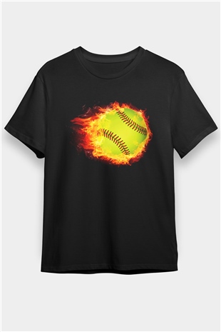 Tenis Siyah Unisex Tişört T-Shirt - TişörtFabrikası