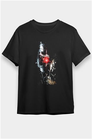 Terminatör Siyah Unisex Tişört T-Shirt