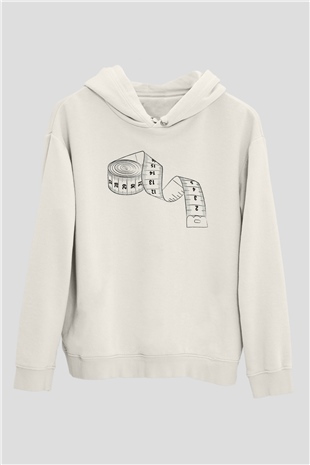 Terzi Beyaz Unisex Hoodie