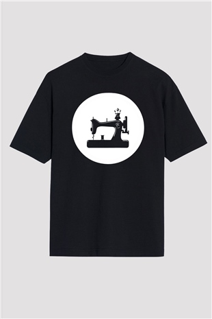 Terzi Siyah Unisex Oversize Tişört T-Shirt