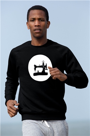 Terzi Siyah Unisex Sweatshirt