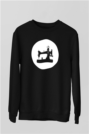 Terzi Siyah Unisex Sweatshirt