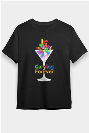 Tetris Siyah Unisex Tişört
