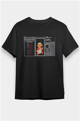 Tetris Siyah Unisex Tişört