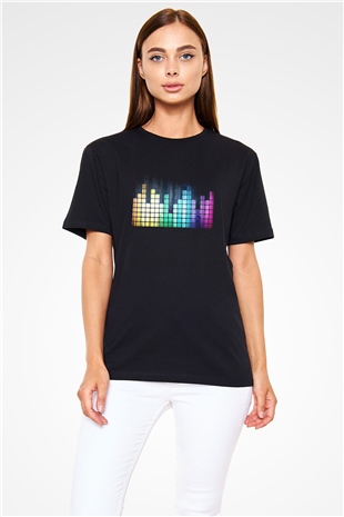 Tetris Siyah Unisex Tişört T-Shirt