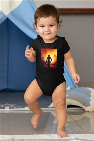 Texas Chain Saw Massacre Siyah Bebek Body - Zıbın