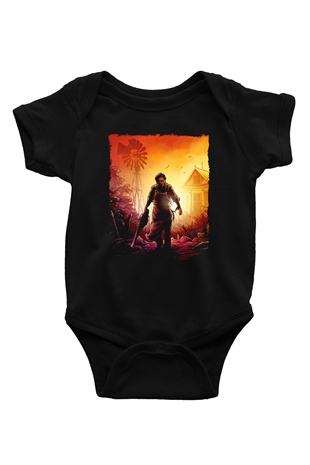Texas Chain Saw Massacre Siyah Bebek Body - Zıbın