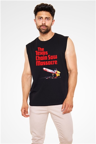 Texas Chain Saw Massacre Siyah Unisex Kolsuz Tişört