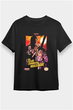 Texas Chain Saw Massacre Siyah Unisex Tişört