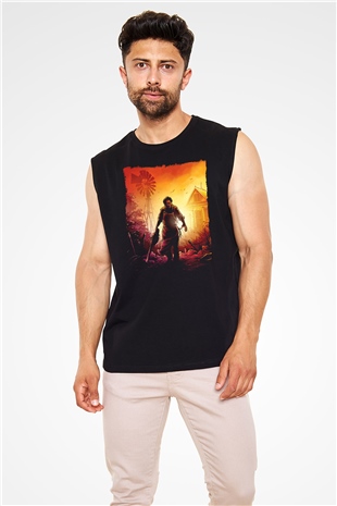 Texas Chain Saw Massacre Siyah Unisex  Kolsuz Tişört