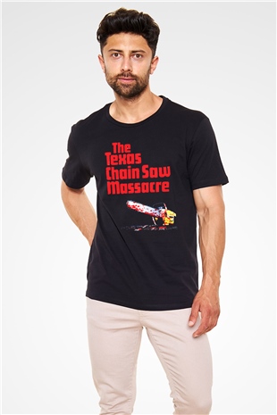 Texas Chain Saw Massacre Siyah Unisex Tişört