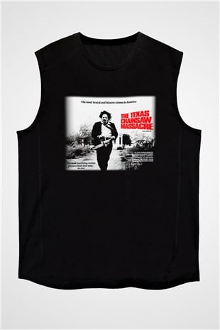 Texas Chain Saw Massacre Siyah Unisex Kolsuz Tişört