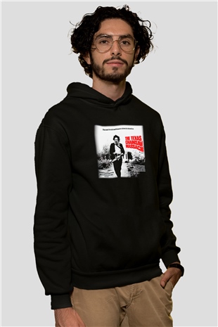 Texas Chain Saw Massacre Siyah Unisex Kapüşonlu Sweatshirt