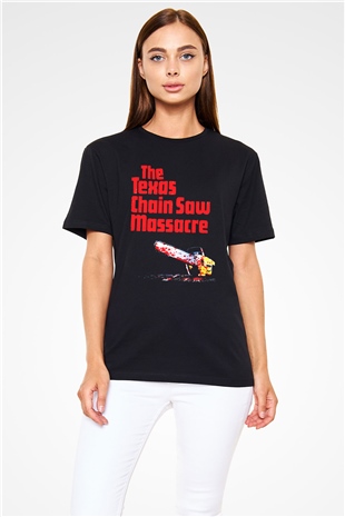 Texas Chain Saw Massacre Siyah Unisex Tişört