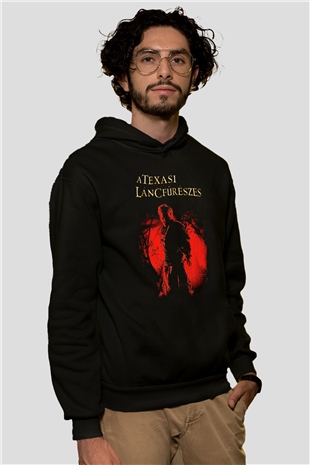 Texas Chain Saw Massacre Siyah Unisex Hoodie