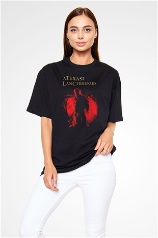 Texas Chain Saw Massacre Siyah Oversize Tişört