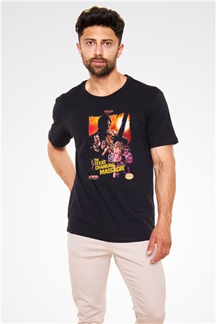 Texas Chain Saw Massacre Siyah Unisex Tişört
