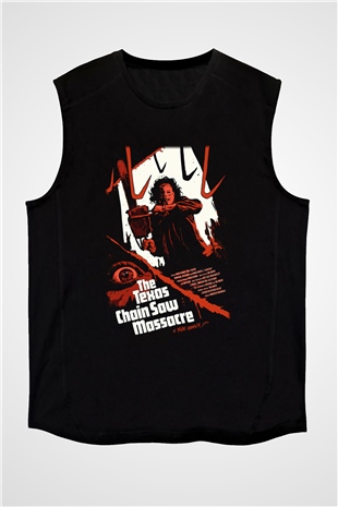 Texas Chain Saw Massacre Siyah Unisex Kolsuz Tişört