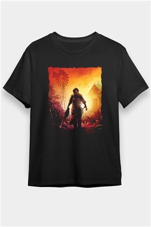 Texas Chain Saw Massacre Siyah Unisex Tişört
