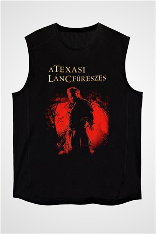 Texas Chain Saw Massacre Siyah Unisex  Kolsuz Tişört