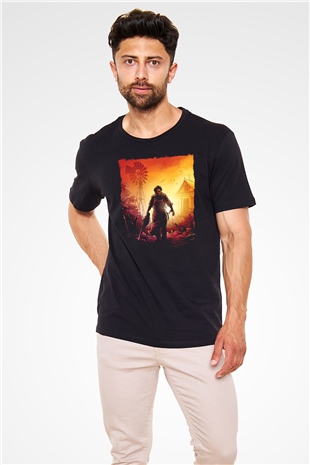 Texas Chain Saw Massacre Siyah Unisex Tişört