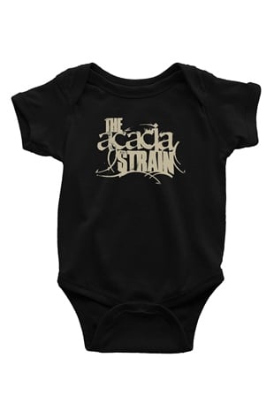 The Acacia Strain Baskılı Siyah Bebek Body - Zıbın