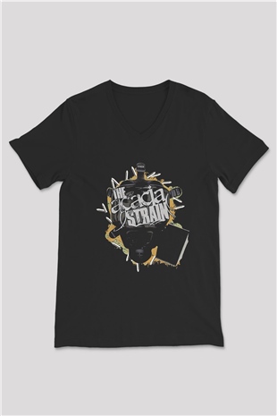 The Acacia Strain Siyah Unisex V Yaka Tişört T-Shirt