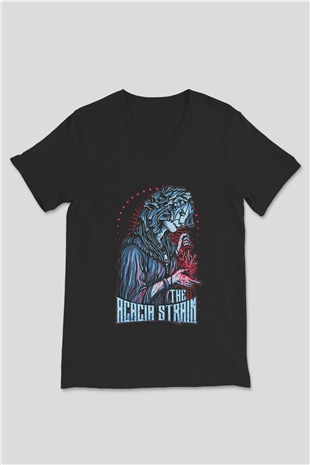 The Acacia Strain Siyah Unisex V Yaka Tişört T-Shirt