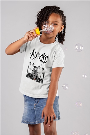 The Adicts Baskılı Beyaz Unisex Çocuk Tişört