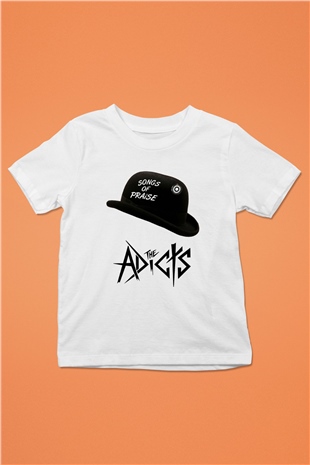 The Adicts Baskılı Beyaz Unisex Çocuk Tişört