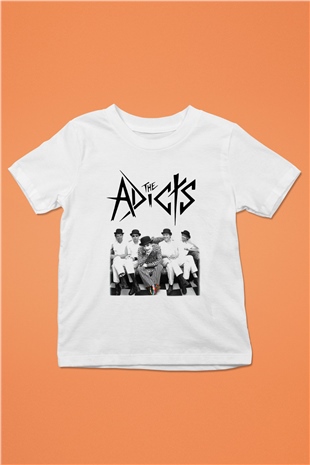 The Adicts Baskılı Beyaz Unisex Çocuk Tişört