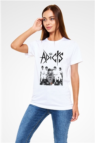 The Adicts Beyaz Unisex Tişört T-Shirt - TişörtFabrikası