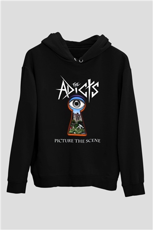 The Adicts Siyah Unisex Hoodie