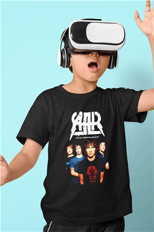The All-American Rejects Baskılı Siyah Unisex Çocuk Tişört