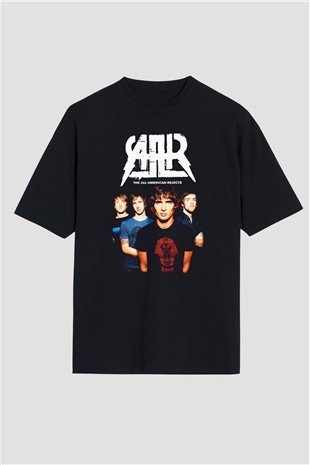 The All-American Rejects Siyah Unisex Oversize Tişört T-Shirt