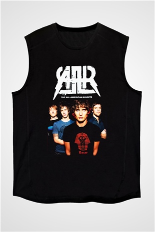 The All-American Rejects Siyah Unisex Kolsuz Tişört