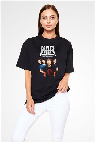 The All-American Rejects Siyah Unisex Oversize Tişört T-Shirt
