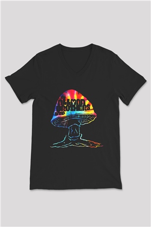 The Allman Brothers Band Siyah Unisex V Yaka Tişört T-Shirt