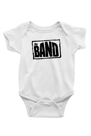 The Band Baskılı Beyaz Unisex Bebek Body - Zıbın