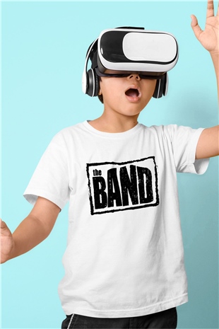 The Band Baskılı Beyaz Unisex Çocuk Tişört