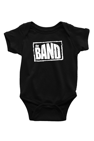 The Band Baskılı Siyah Bebek Body - Zıbın