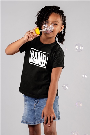 The Band Baskılı Siyah Unisex Çocuk Tişört