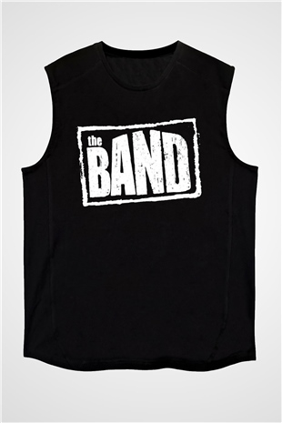 The Band Siyah Unisex Kolsuz Tişört